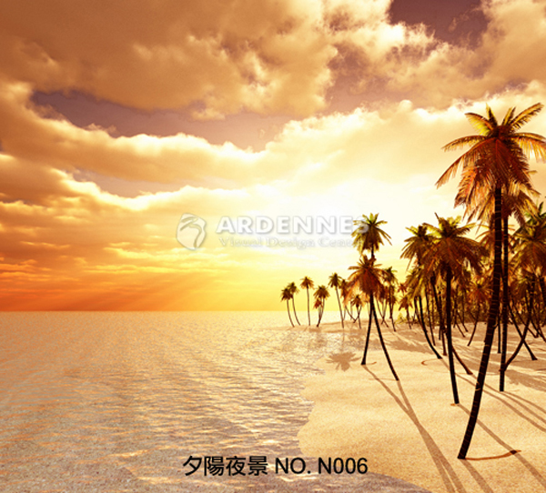 夕陽夜景N006