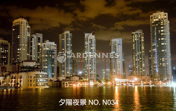 夕陽夜景N034